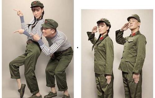 陈小春复古军装照背景,致敬经典岁月